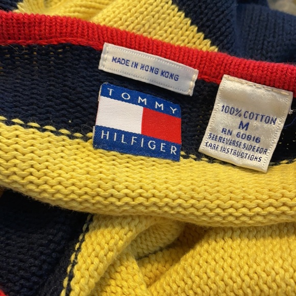 Tommy Hilfiger Cardigan sweater 100%cotton.. vintage - Picture 4 of 5